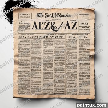 Kleinanzeigen eine alte Zeitung  mit den